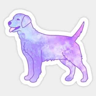 Galaxy Dog Sticker
